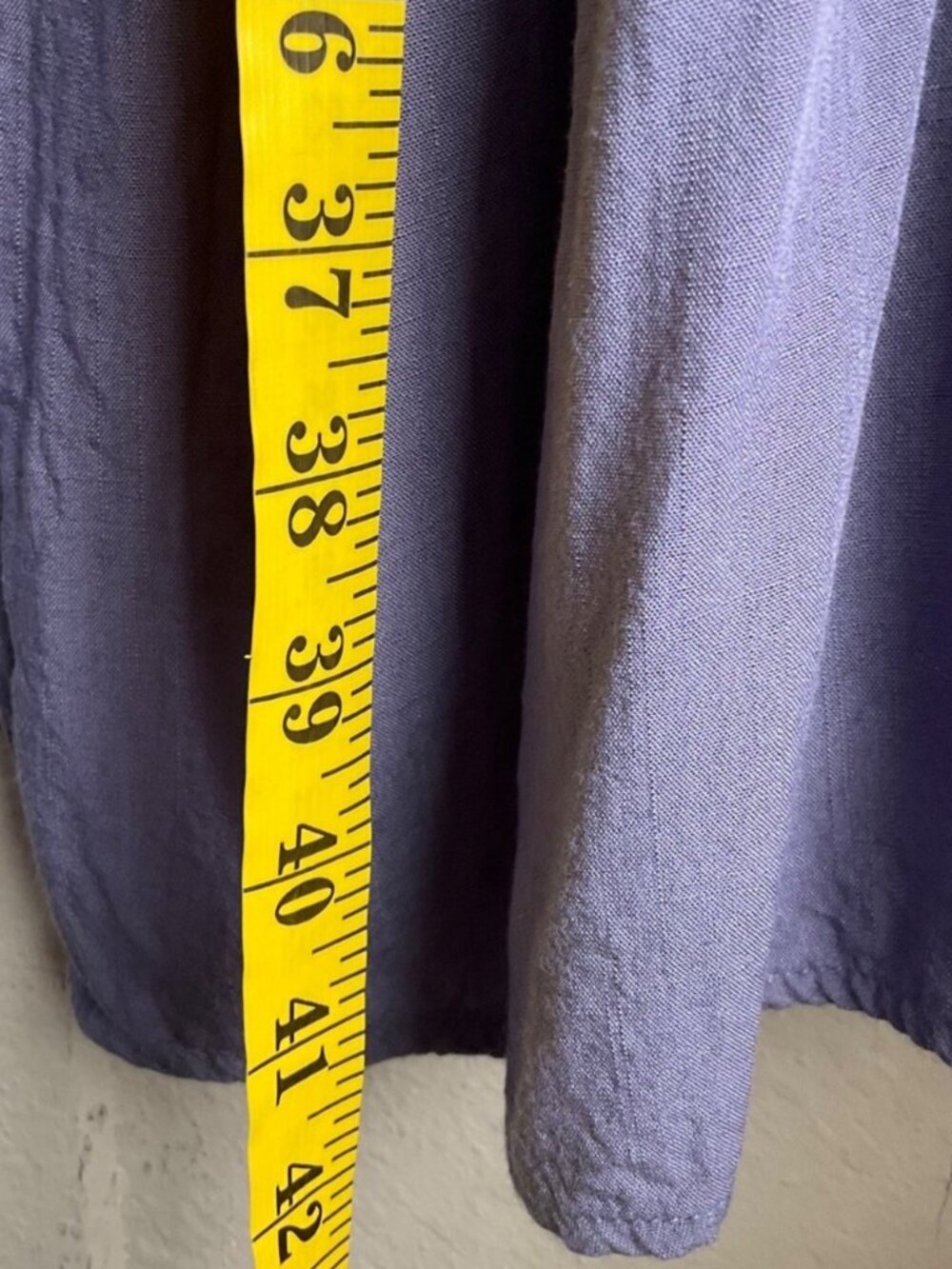 Ee Some L Tiered Wide Leg Flowy Pull On Pants Tie Waist Blue Boho Lagenlook - Picture 7 of 14